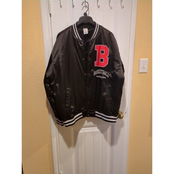Pac sun Basketball Skateboards Varsity Bomber Letterman Jacket Wolves  Men’s L - Picture 2 of 16